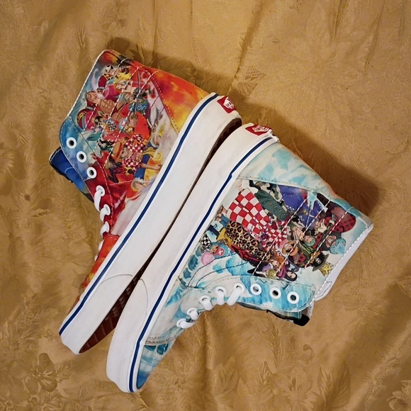 VANS "RARE" LIMITED EDITION "One Piece" Sk8-Hi Colorful Women's 8.0 Men's 6.5 - Picture 9 of 13